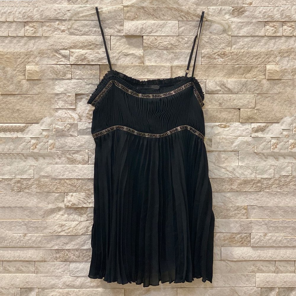 EXPRESS DESIGN STUDIO - Ruffled Silk Top - Size: XS